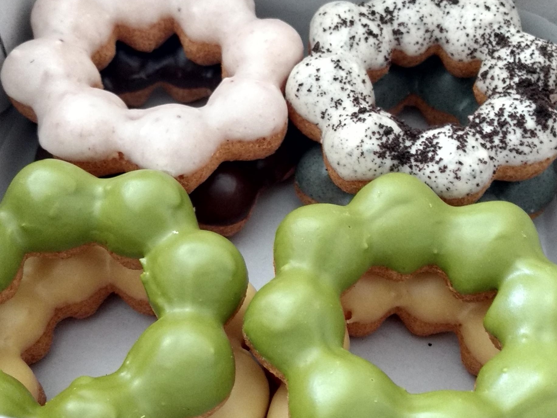 glazed mochi donuts